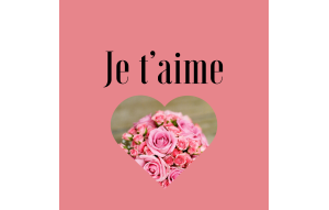 
			                        			Je t'aime